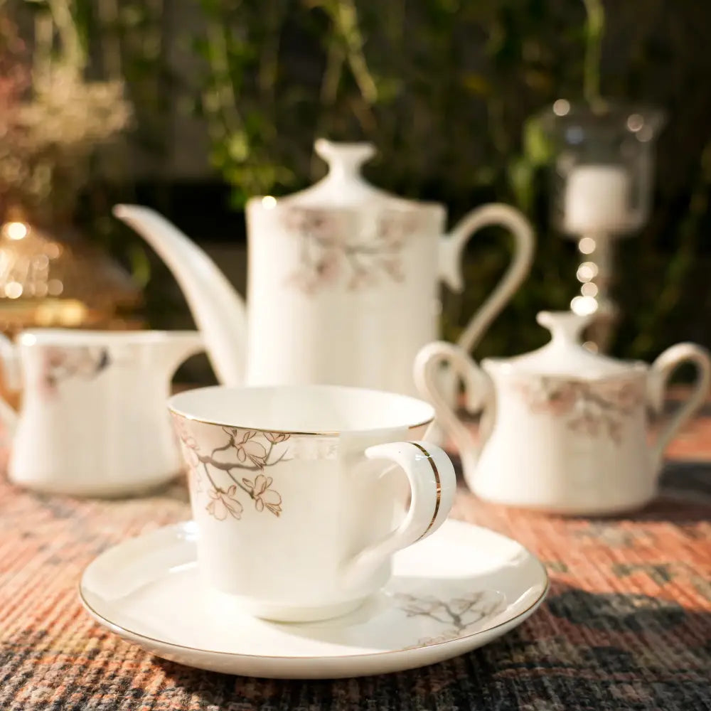 Avian Bloom Premium Cup Saucer - Cup Saucer