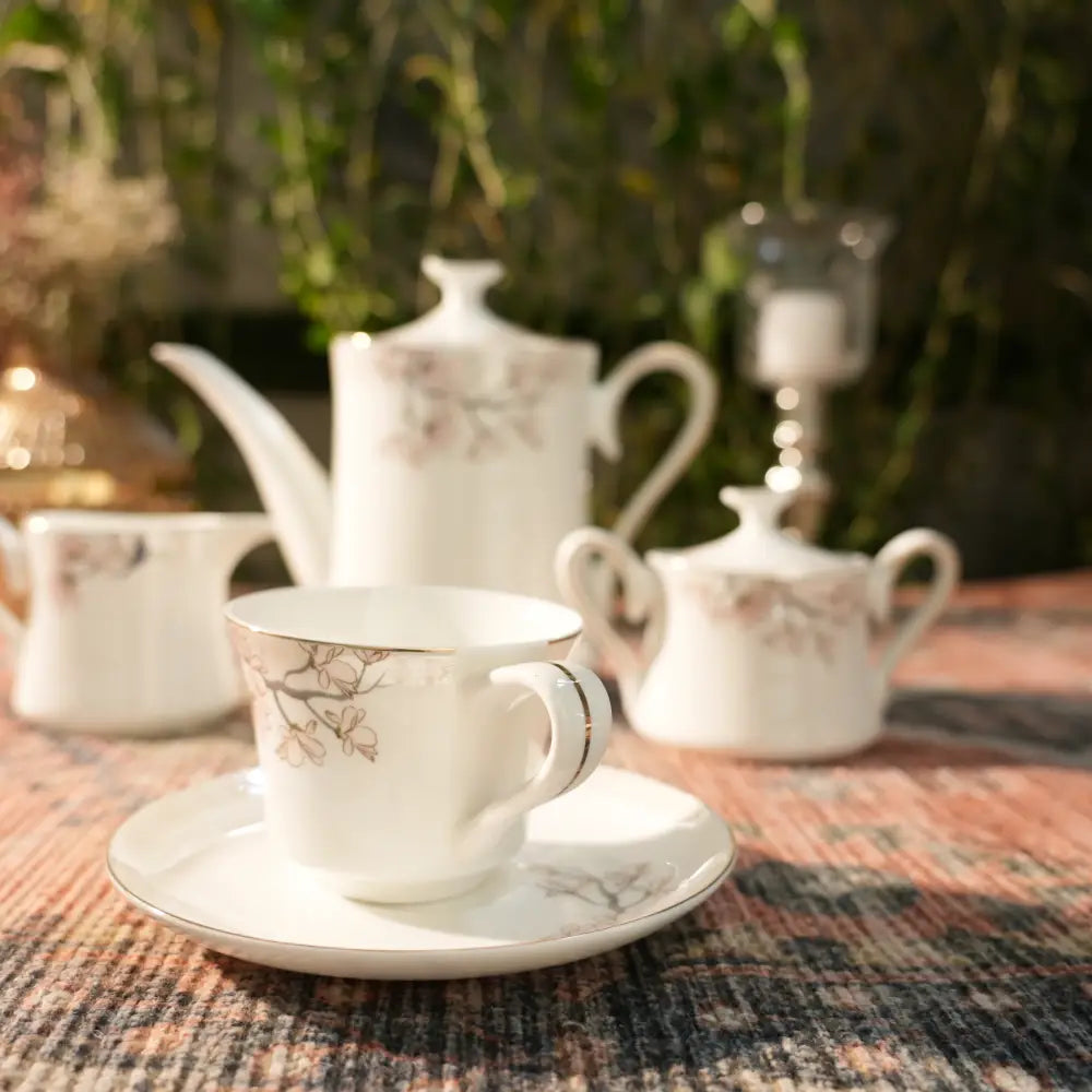 Avian Bloom Premium Cup Saucer - Cup Saucer