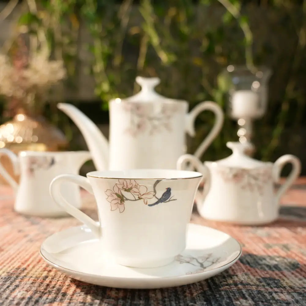 Avian Bloom Premium Cup Saucer - Cup Saucer
