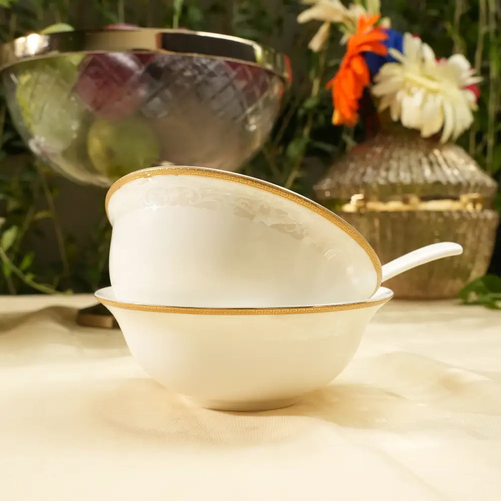 Avian Bloom Royale Dinner Set – 35 & 48-Piece Premium Elegance - Dinner set