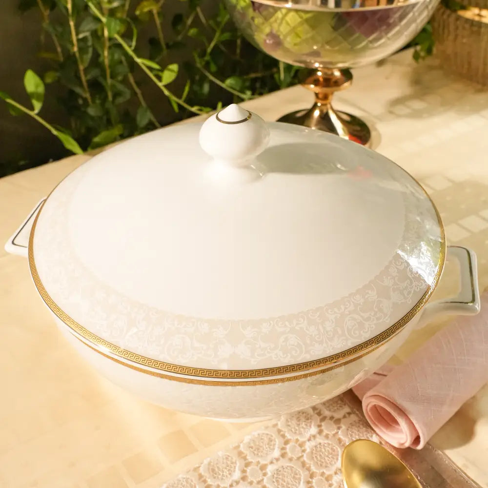 Avian Bloom Royale Dinner Set – 35 & 48-Piece Premium Elegance - Dinner set