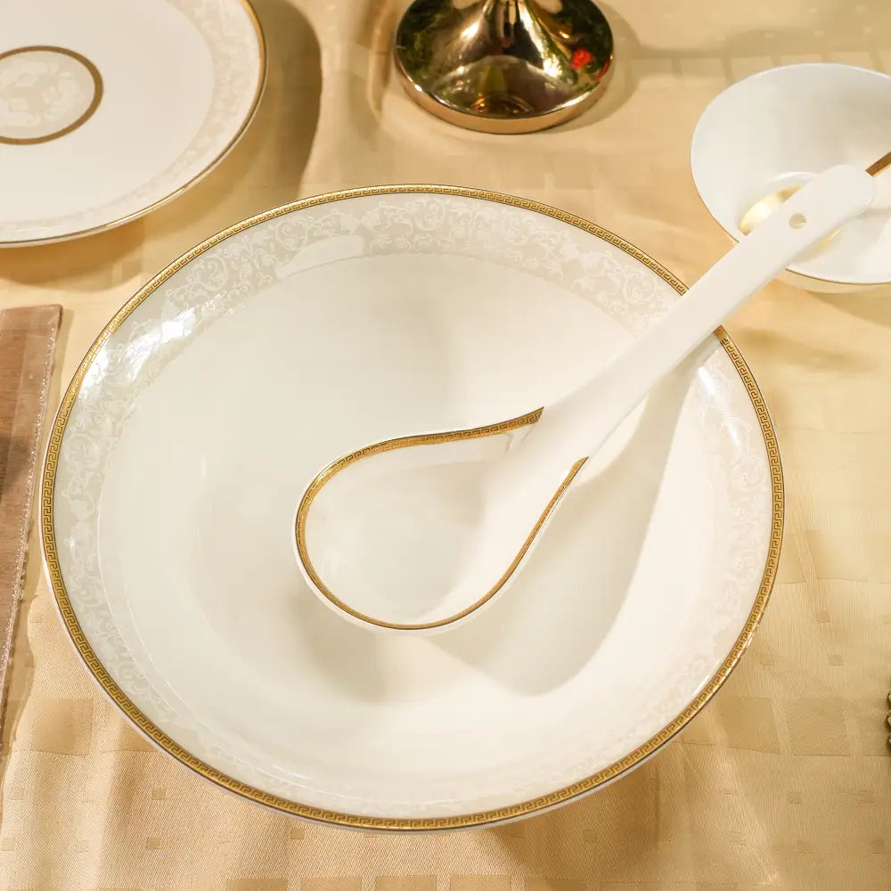 Avian Bloom Royale Dinner Set – 35 & 48-Piece Premium Elegance - Dinner set
