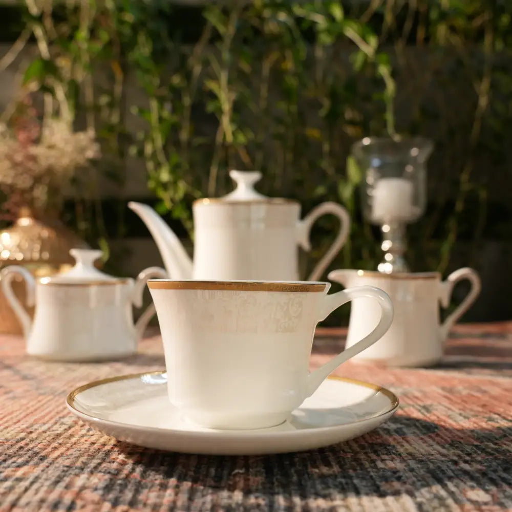 Avian Bloom Royale Premium Cup Saucer - Cup Saucer
