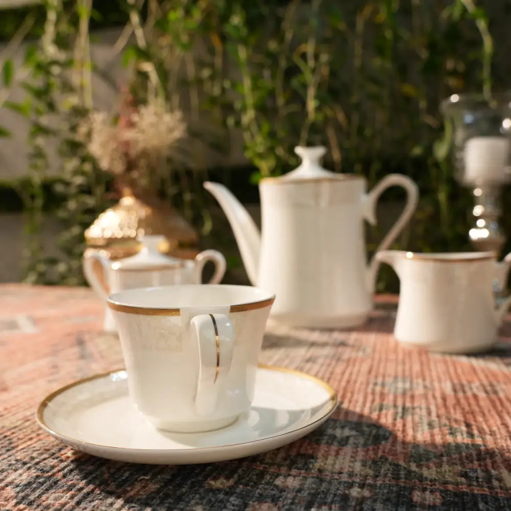 Avian Bloom Royale Premium Cup Saucer - Cup Saucer