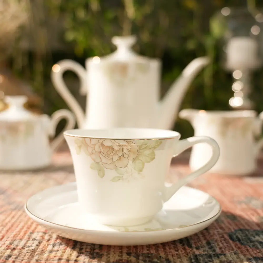 Celeste Bloom Premium Cup & Saucer - Cup Saucer