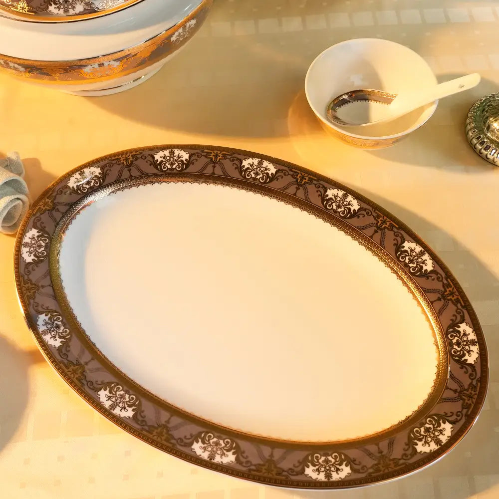 Celeste Royale Premium Dinner Set (35 Pcs & 48 Pcs) - Dinner set