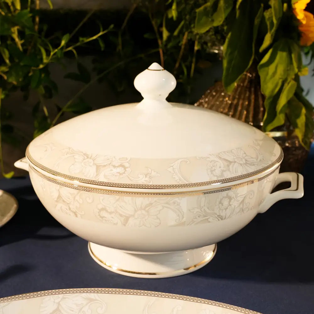 Elysian Blossom Supreme Premium Dinner Set - 35 PCS - Dinner set