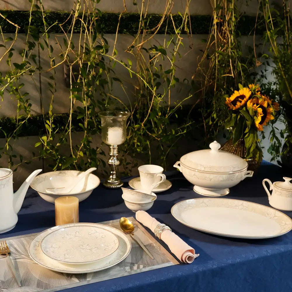 Elysian Blossom Supreme Premium Dinner Set - Dinner set
