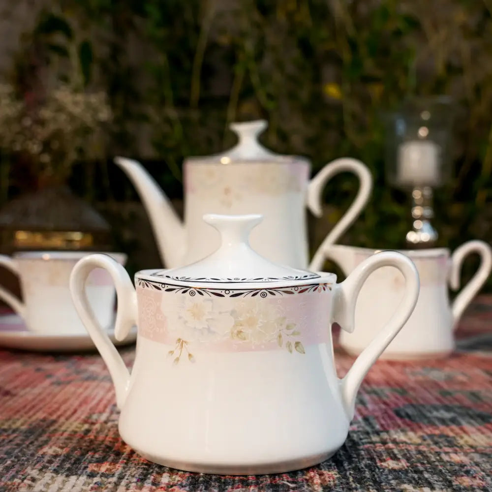 Eterna Blanc Tea Set – Timeless White Luxury Cup & Saucer - Cup Saucer