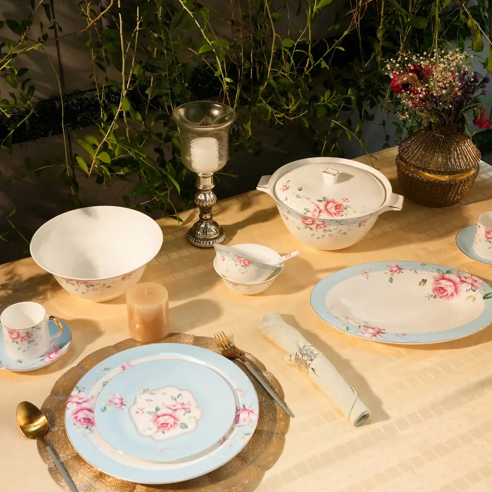 Evergreen Serenity Dinner Set – Timeless Elegance for Every Meal - Dinner set