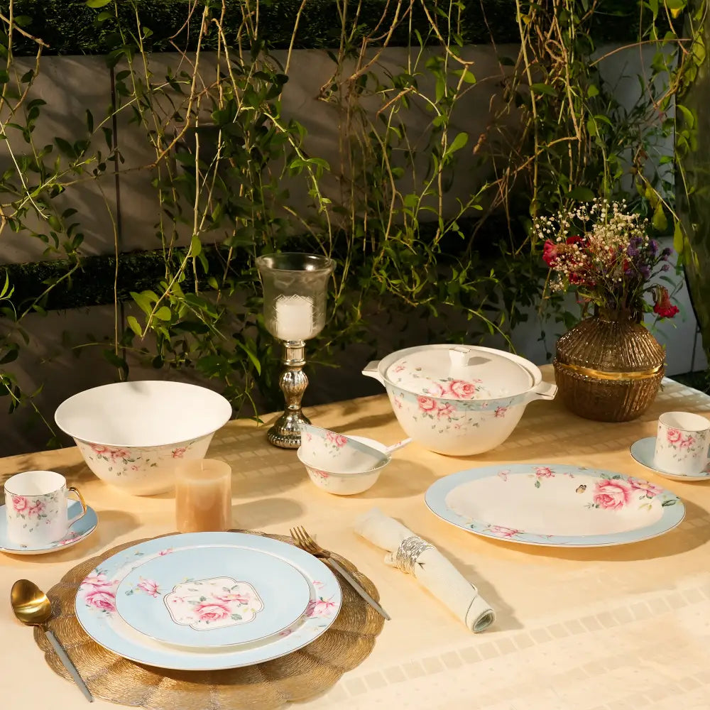 Evergreen Serenity Dinner Set – Timeless Elegance for Every Meal - Dinner set