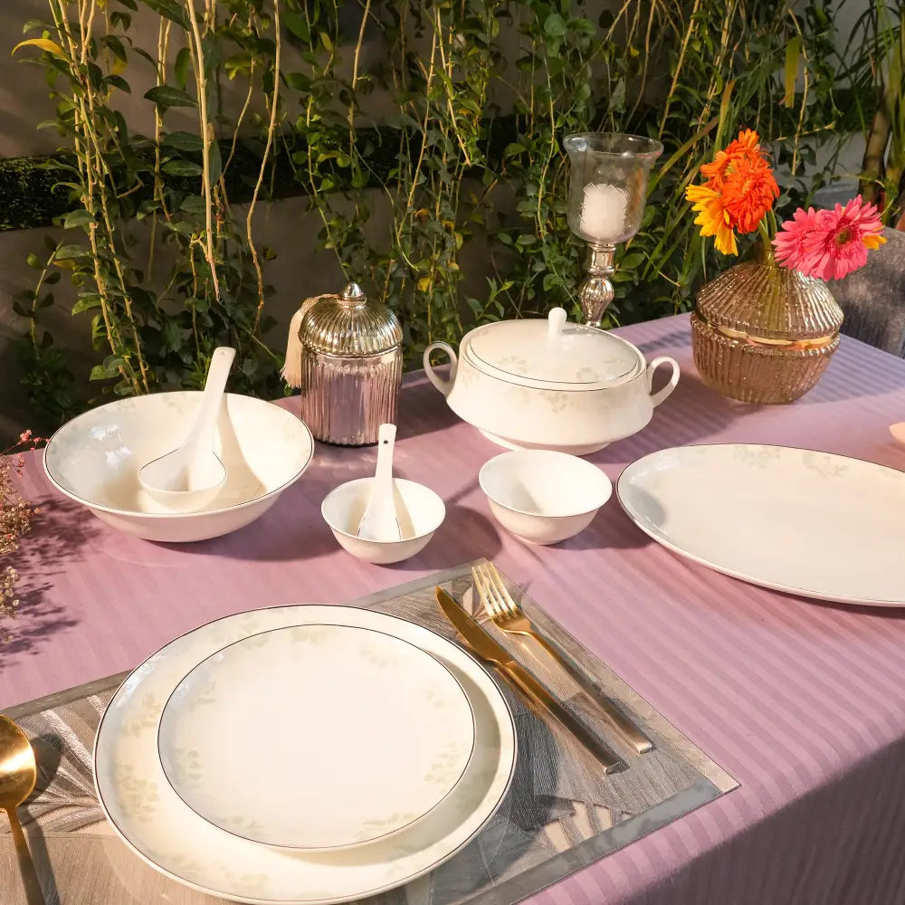 Flower New Design Dinner Set β 35 & 48 Pcs - Dinner set