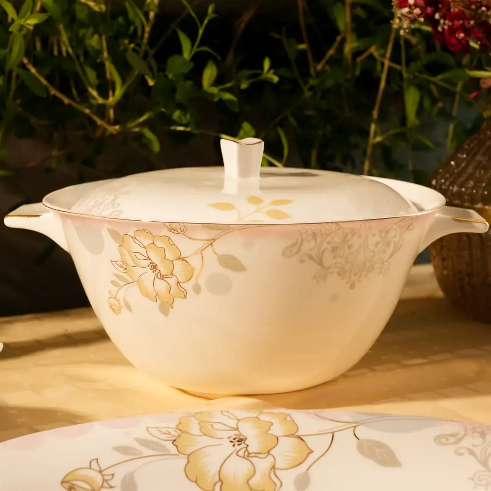Forest Whisper Dinner Set – Elegant Dining with a Touch of Nature - Dinner set