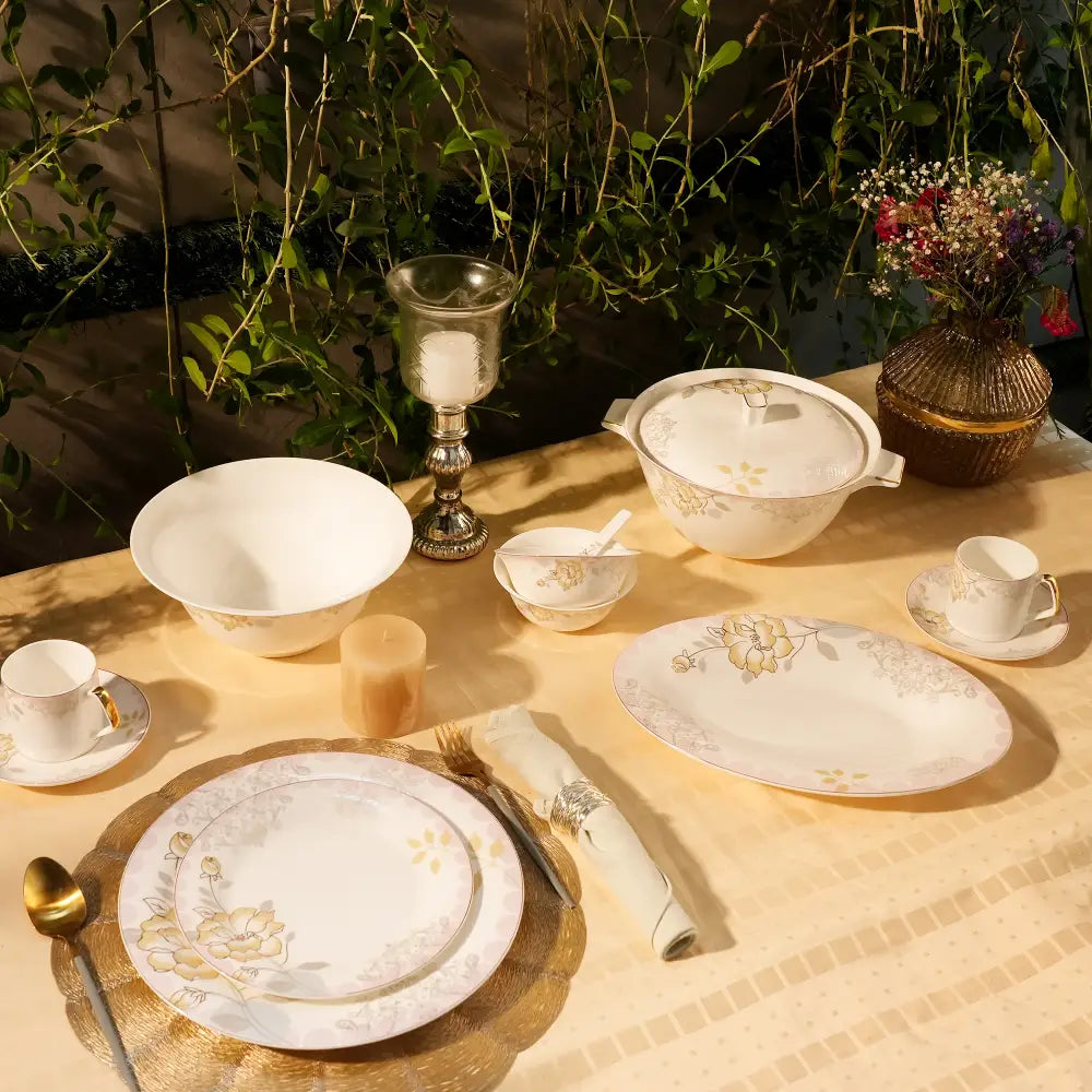 Forest Whisper Dinner Set – Elegant Dining with a Touch of Nature - Dinner set