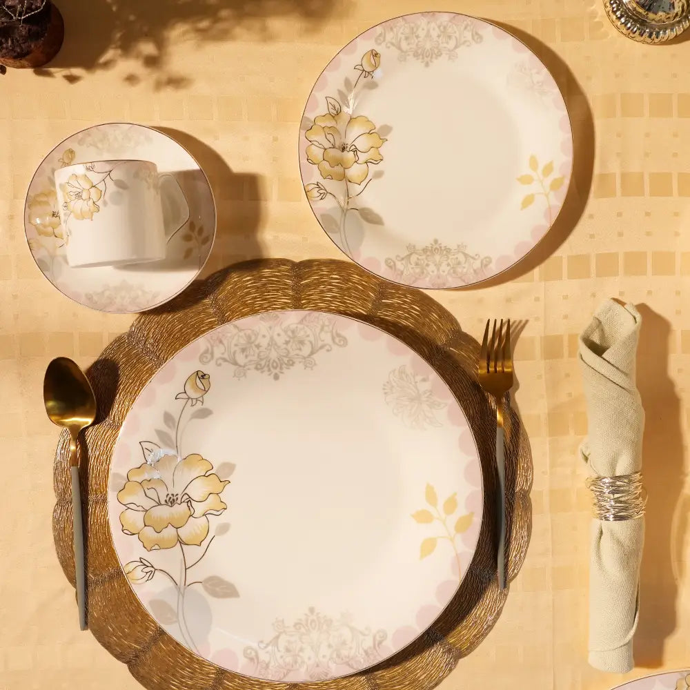 Forest Whisper Dinner Set – Elegant Dining with a Touch of Nature - Dinner set