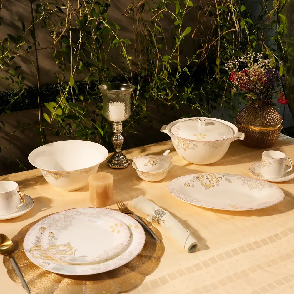 Forest Whisper Dinner Set – Elegant Dining with a Touch of Nature - Dinner set