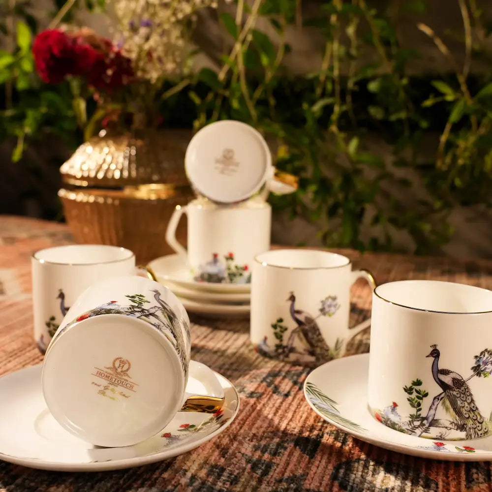 Majestic Marble Gold Cup – Elegance Redefined! - Cup Saucer