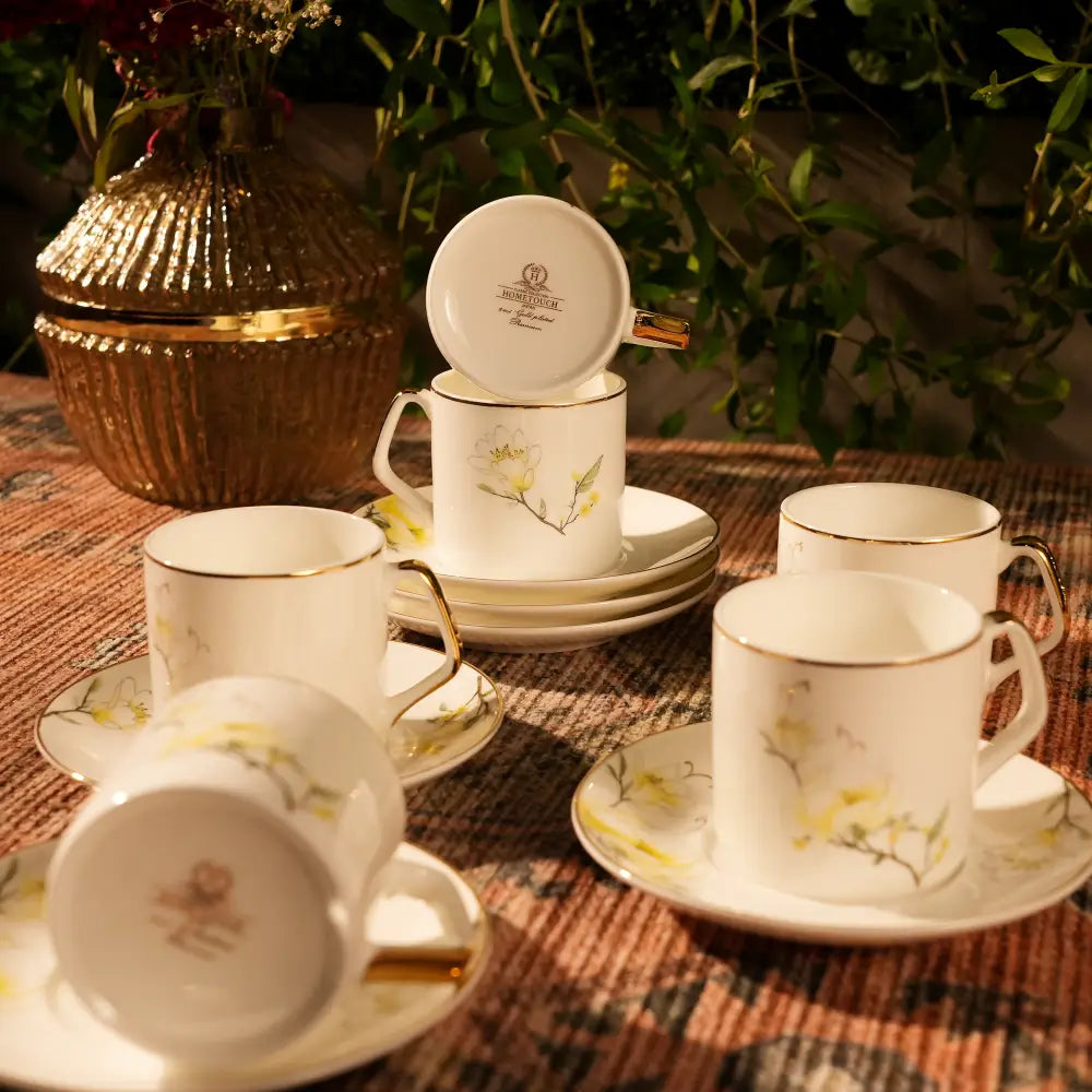Marble Gold Cup & Saucer – A Perfect Blend of Luxury & Elegance