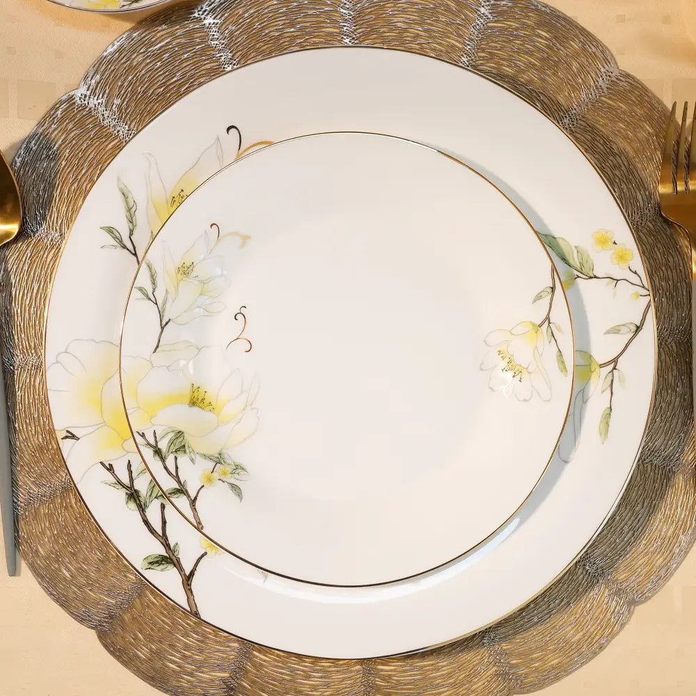 Misty Pine Elegance – Luxurious Dinner Set for Timeless Dining - Dinner set