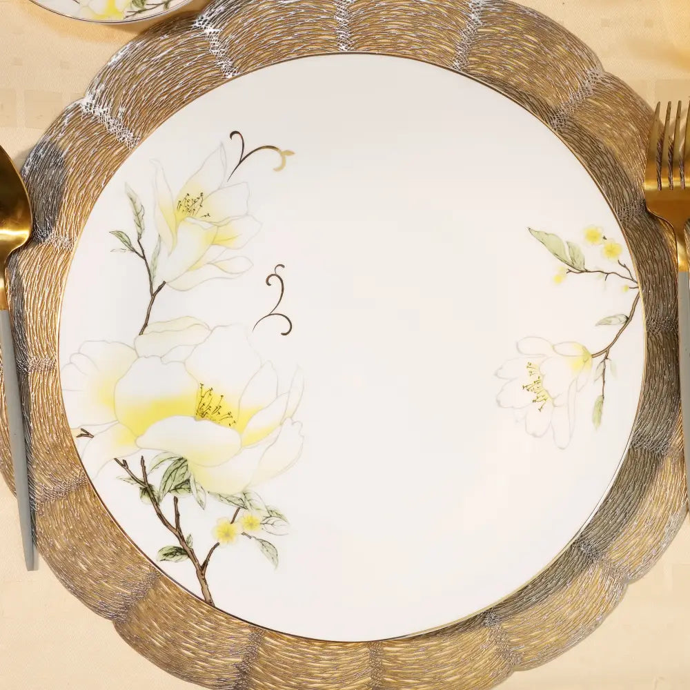 Misty Pine Elegance – Luxurious Dinner Set for Timeless Dining - Dinner set