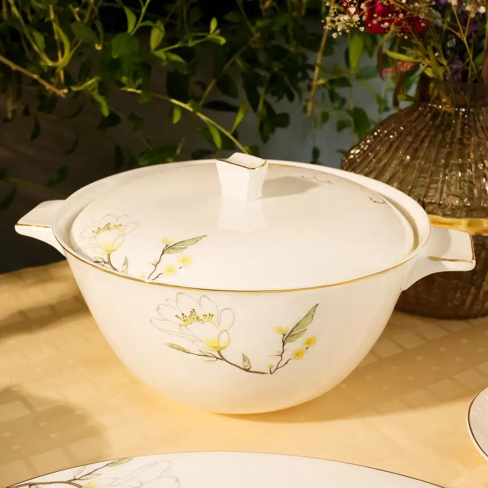 Misty Pine Elegance – Luxurious Dinner Set for Timeless Dining - Dinner set