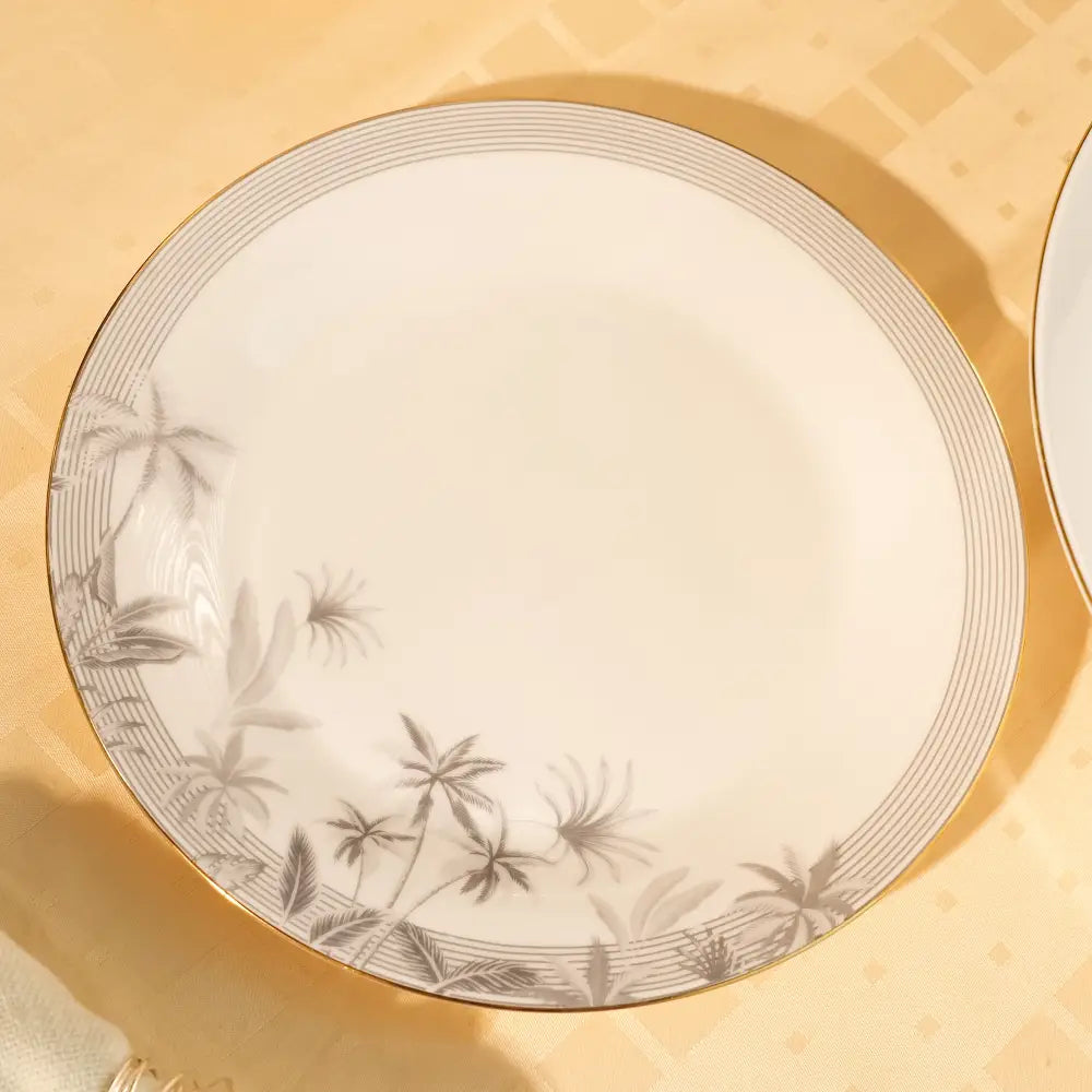 Misty Pine Grove Dinner set – Elegant Floral Tableware for Every Occasion - Dinner set