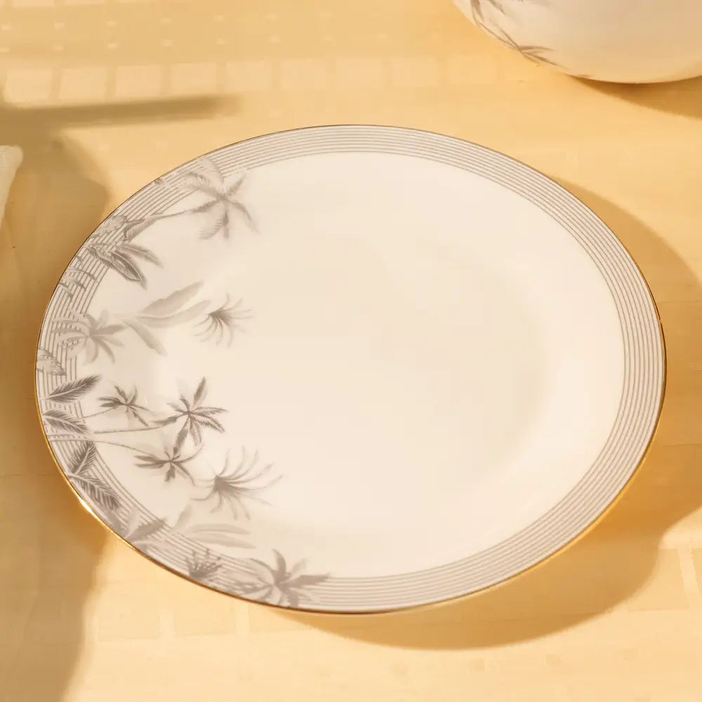Misty Pine Grove Dinner set – Elegant Floral Tableware for Every Occasion - 35 PCS - Dinner set