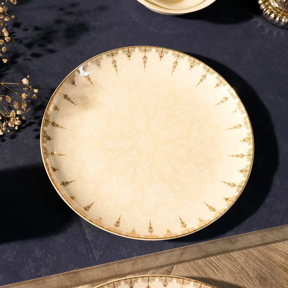 Moonlight Petal Grandeur Premium Dinner Set - Dinner set