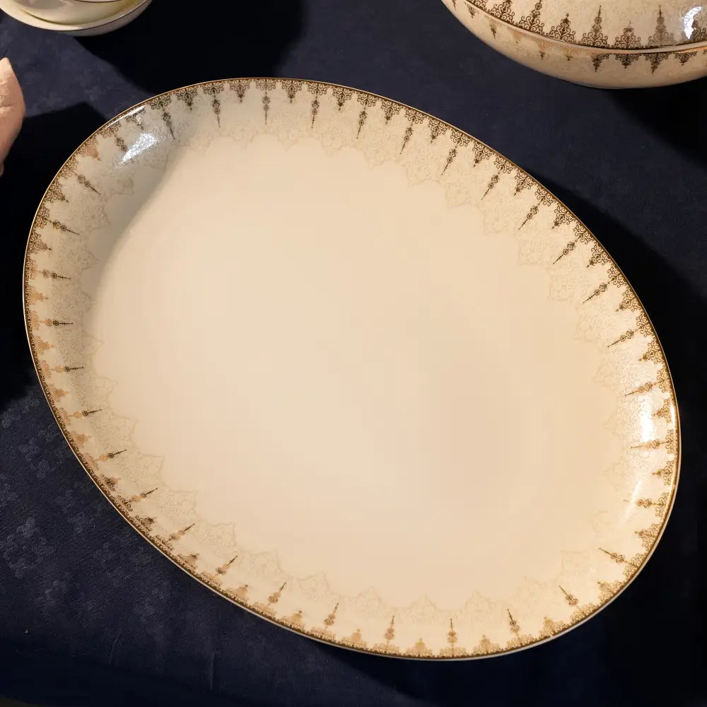 Moonlight Petal Grandeur Premium Dinner Set - Dinner set