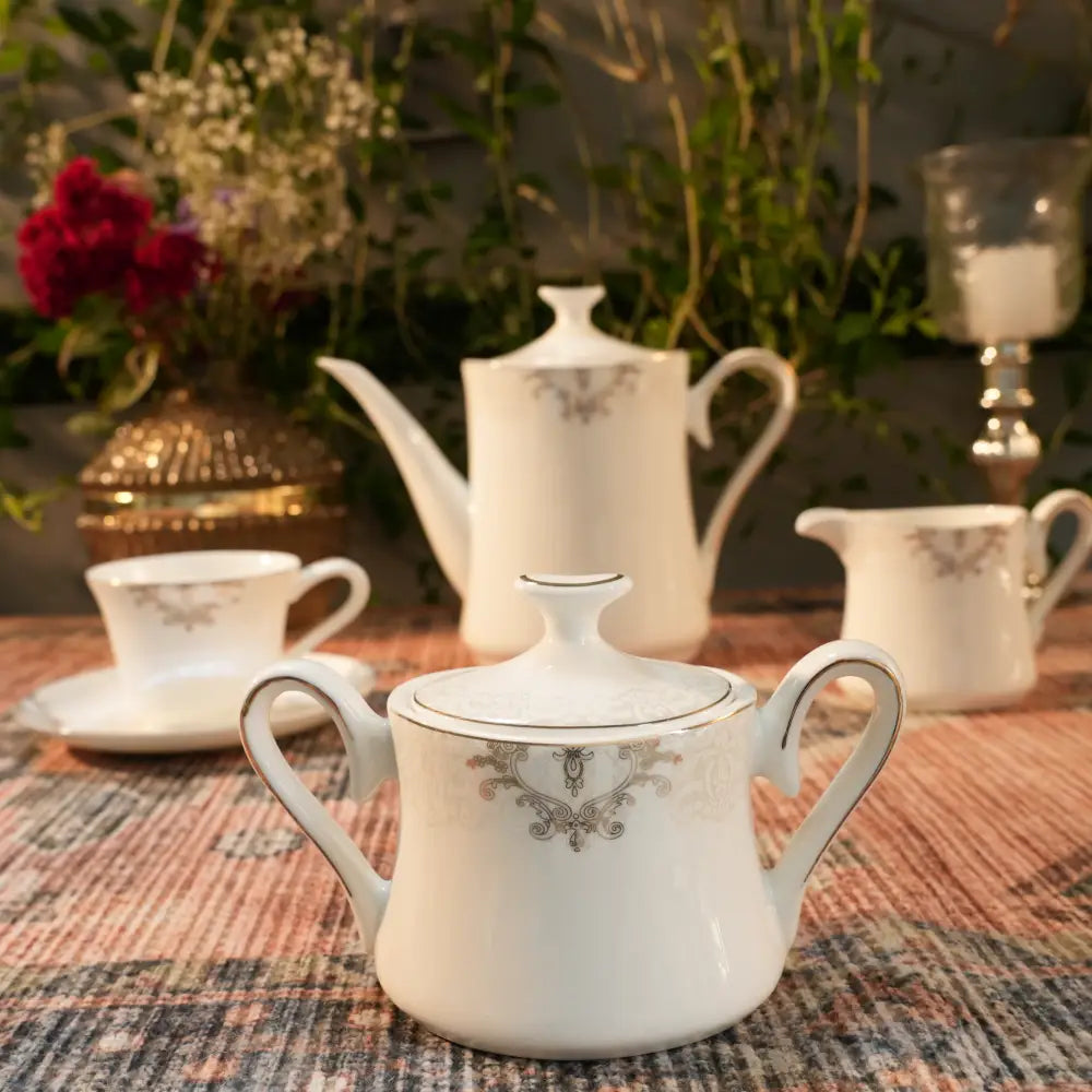 New Arrival! Elegant White Cup & Saucer – Fresh Design & Premium Quality - 12 PCS CUP SAUCER - Cup Saucer
