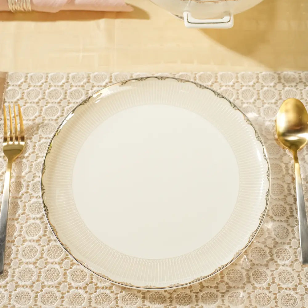 Opulent Aura Dinner Set – 35 & 48-Piece Luxe Collection - Dinner set