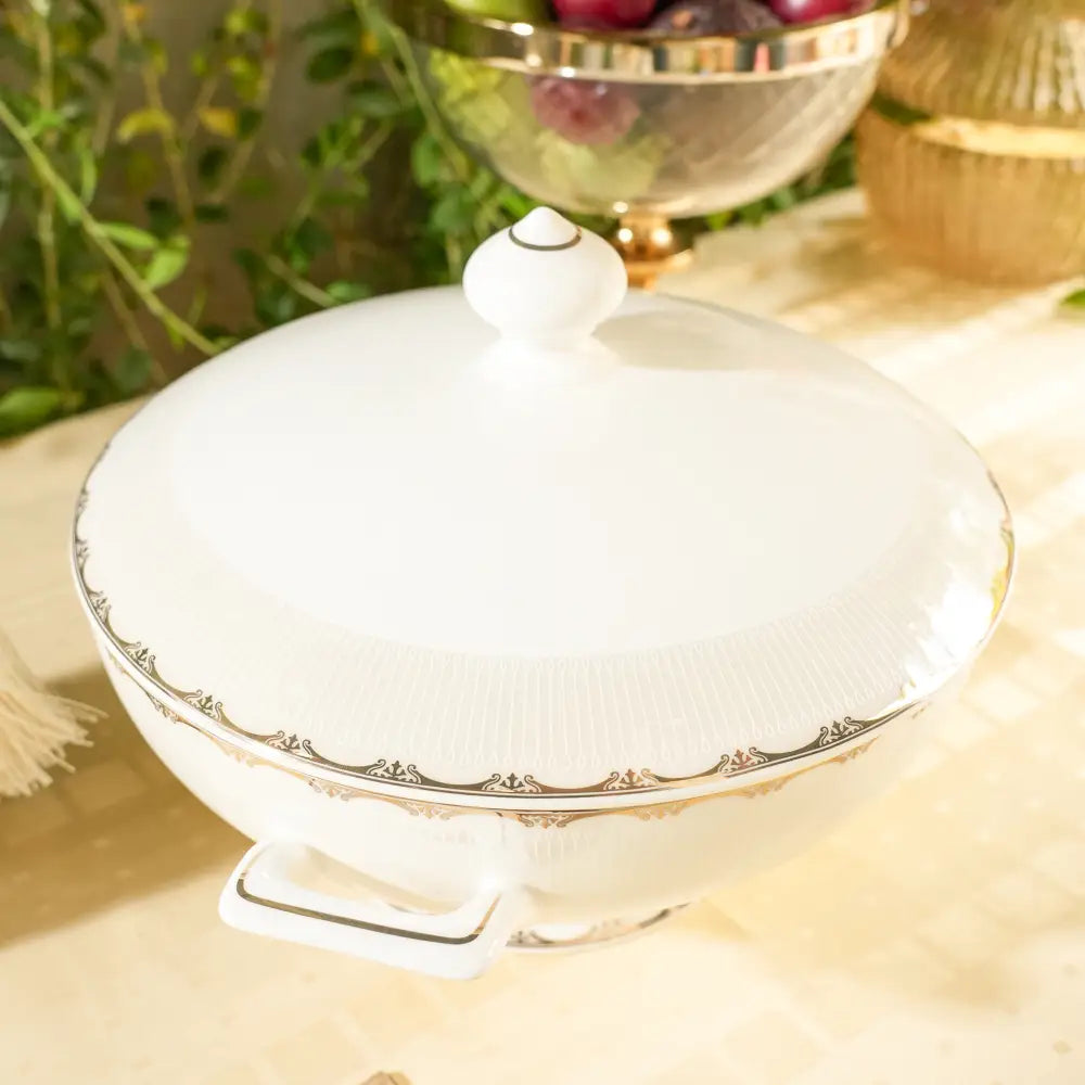 Opulent Aura Dinner Set – 35 & 48-Piece Luxe Collection - 48 PCS - Dinner set