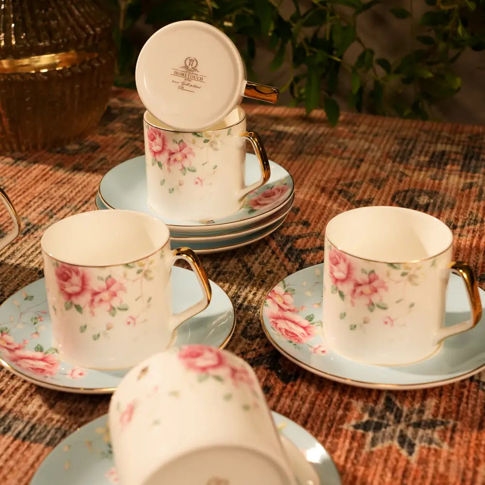 Premium Marble Gold Cup & Saucer – A Touch of Luxury & Elegance - Cup Saucer