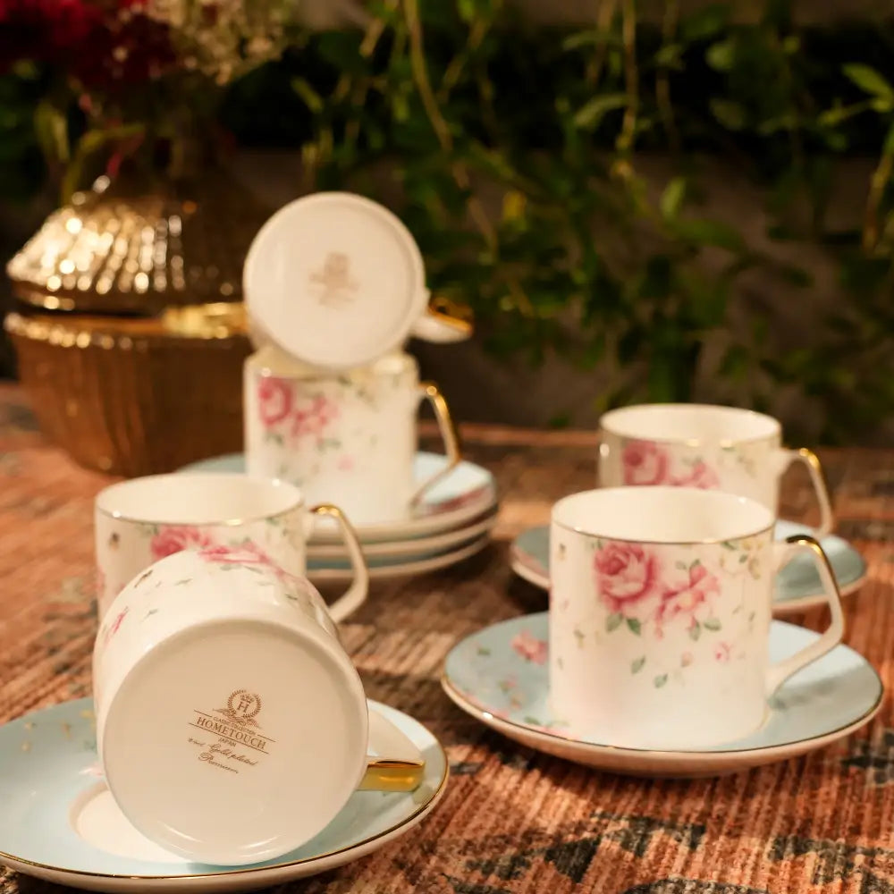 Premium Marble Gold Cup & Saucer – A Touch of Luxury & Elegance - Cup Saucer