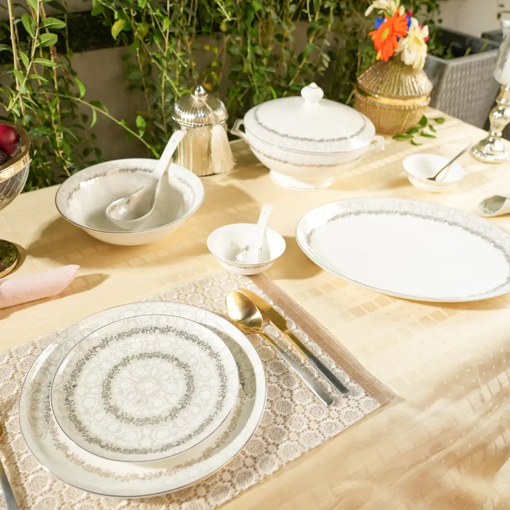 Primum Deign Dinner Set – Elegant 35 & 48 PCS Collection for Fine Dining - 48 PCS - Dinner set