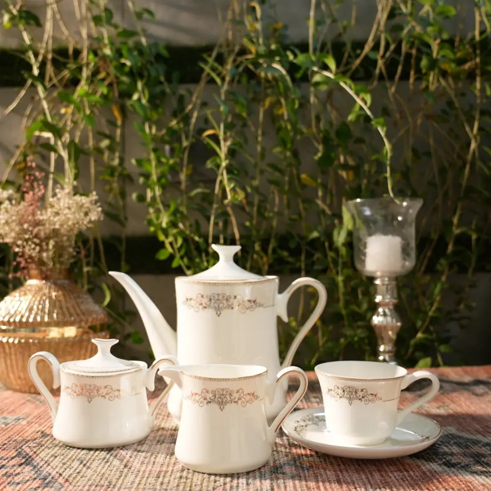 Primum Design Collection Premium Cup & Saucer β A Blend of Style Luxury - 12 PCS CUP SAUCER - Cup Saucer