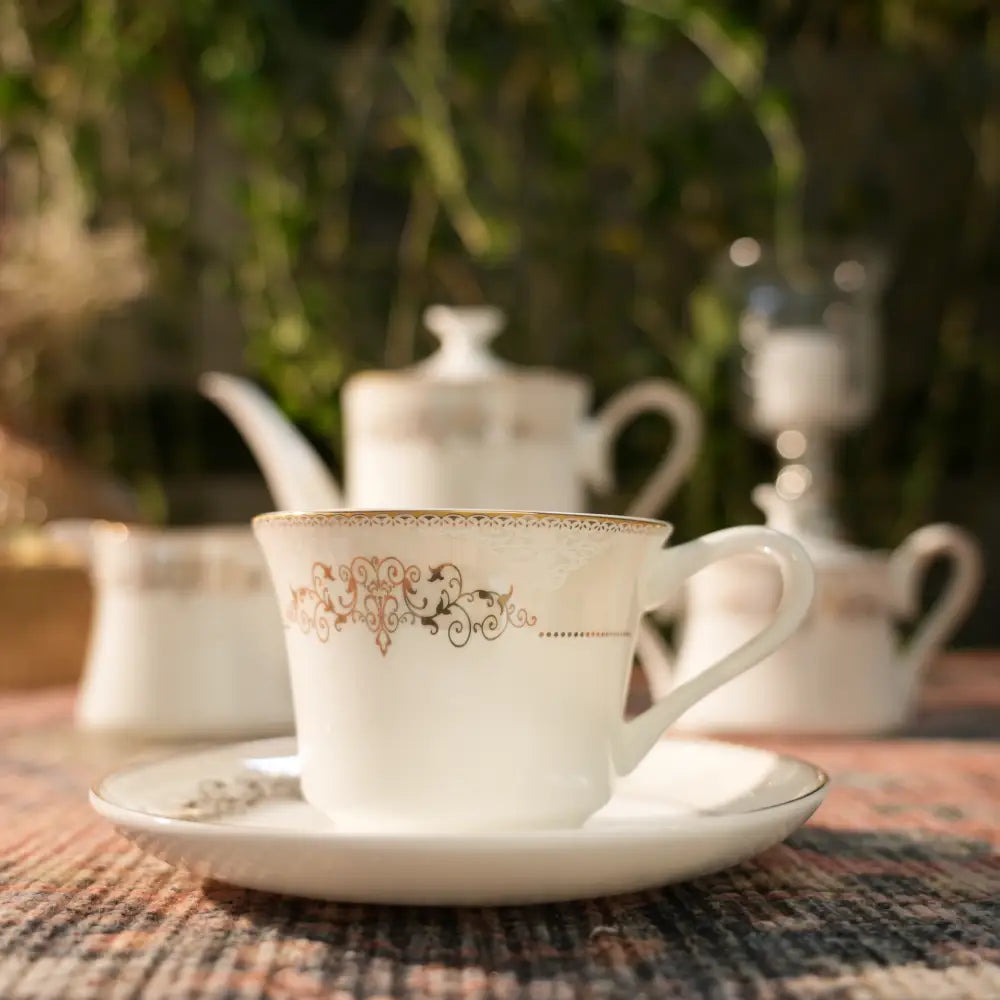 Primum Design Collection Premium Cup & Saucer – A Blend of Style Luxury - Cup Saucer