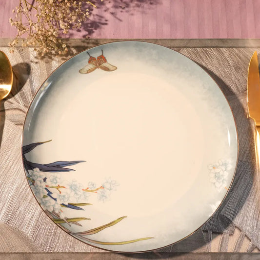 Primum Flower Design New Color Dinner Set – Elegant and Vibrant Dining - Dinner set