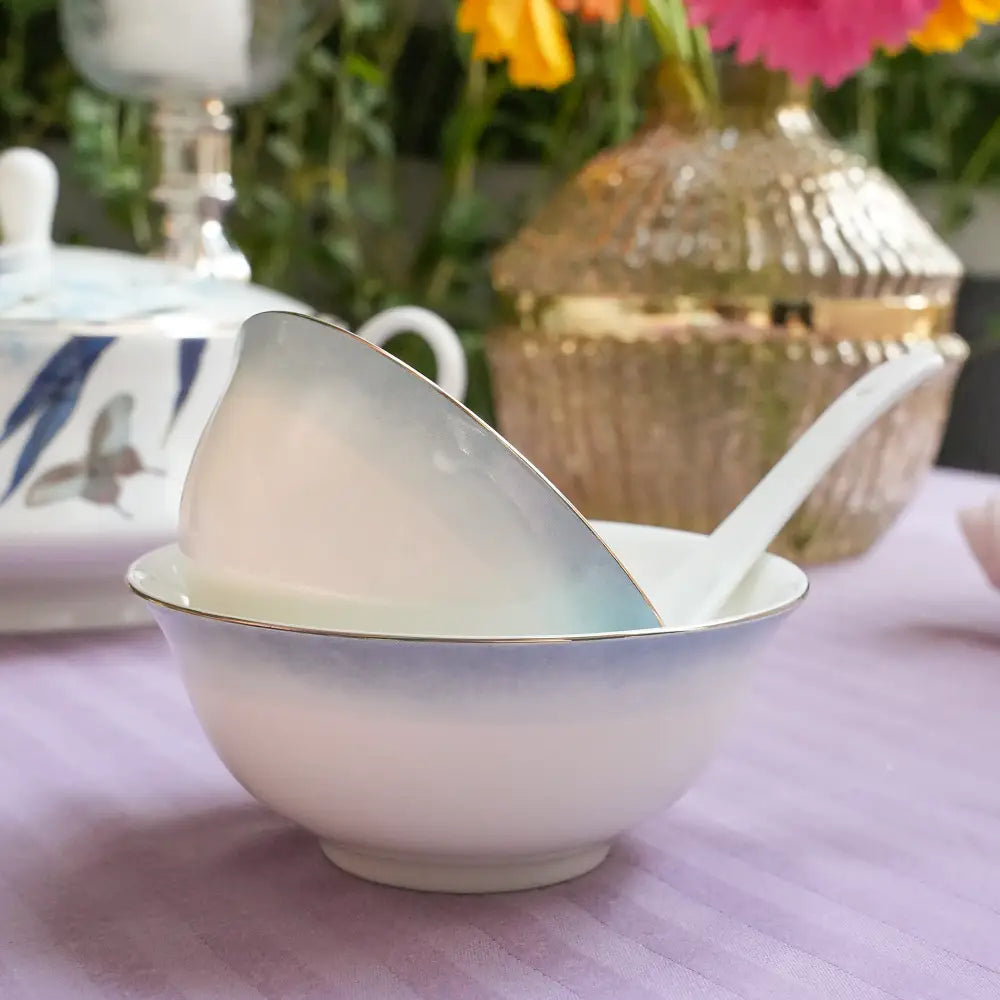 Primum Flower Design New Color Dinner Set – Elegant and Vibrant Dining - Dinner set