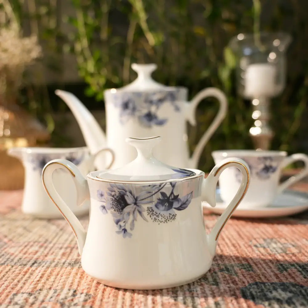Primum Flower Dignity Premium Cup & Saucer – Elegance in Every Sip - Cup Saucer