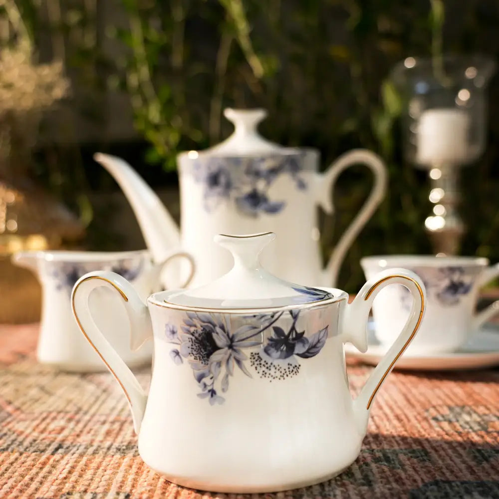 Primum Flower Dignity Premium Cup & Saucer – Elegance in Every Sip - Cup Saucer