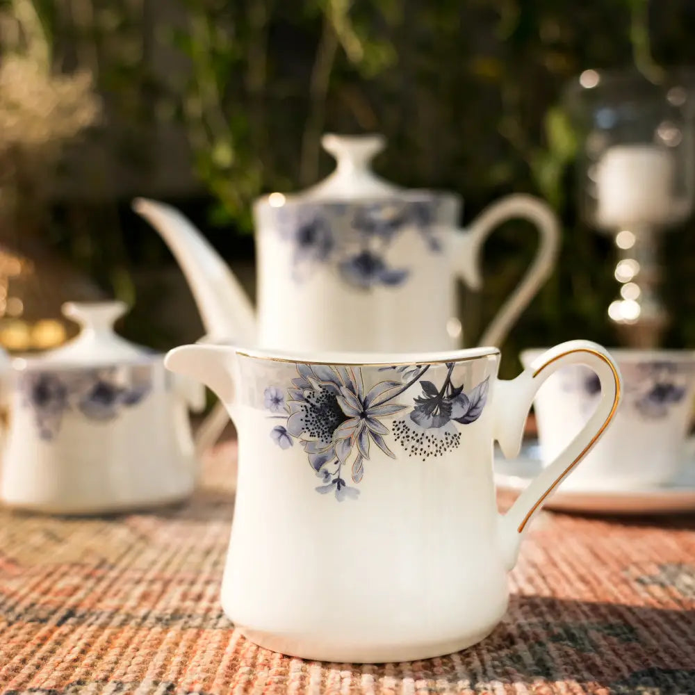 Primum Flower Dignity Premium Cup & Saucer – Elegance in Every Sip - Cup Saucer