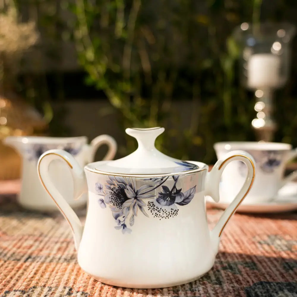Primum Flower Dignity Premium Cup & Saucer – Elegance in Every Sip - Cup Saucer