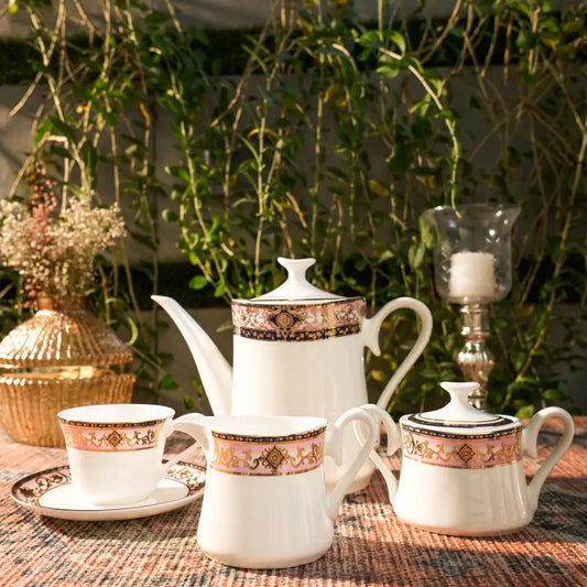 Primum Royal Gold Tea Set – Luxurious Gold-Coated Cup & Saucer - Cup Saucer