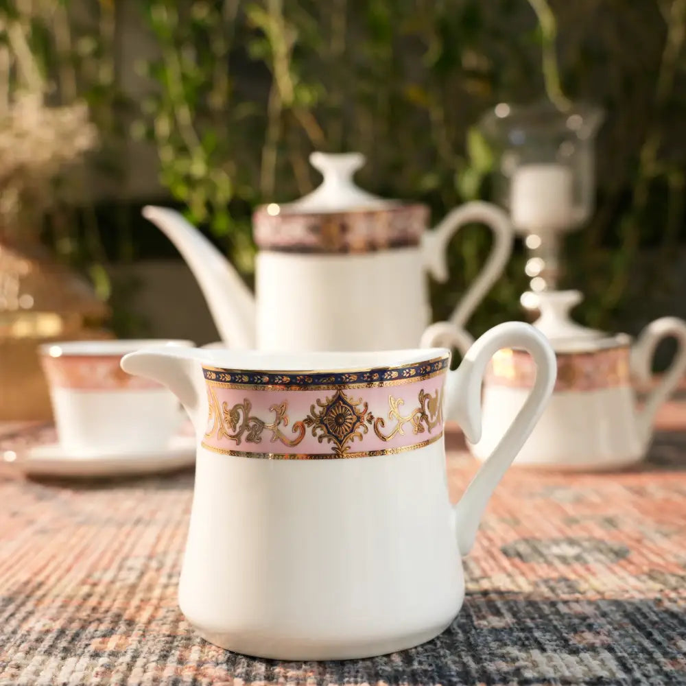 Primum Royal Gold Tea Set – Luxurious Gold-Coated Cup & Saucer - Cup Saucer