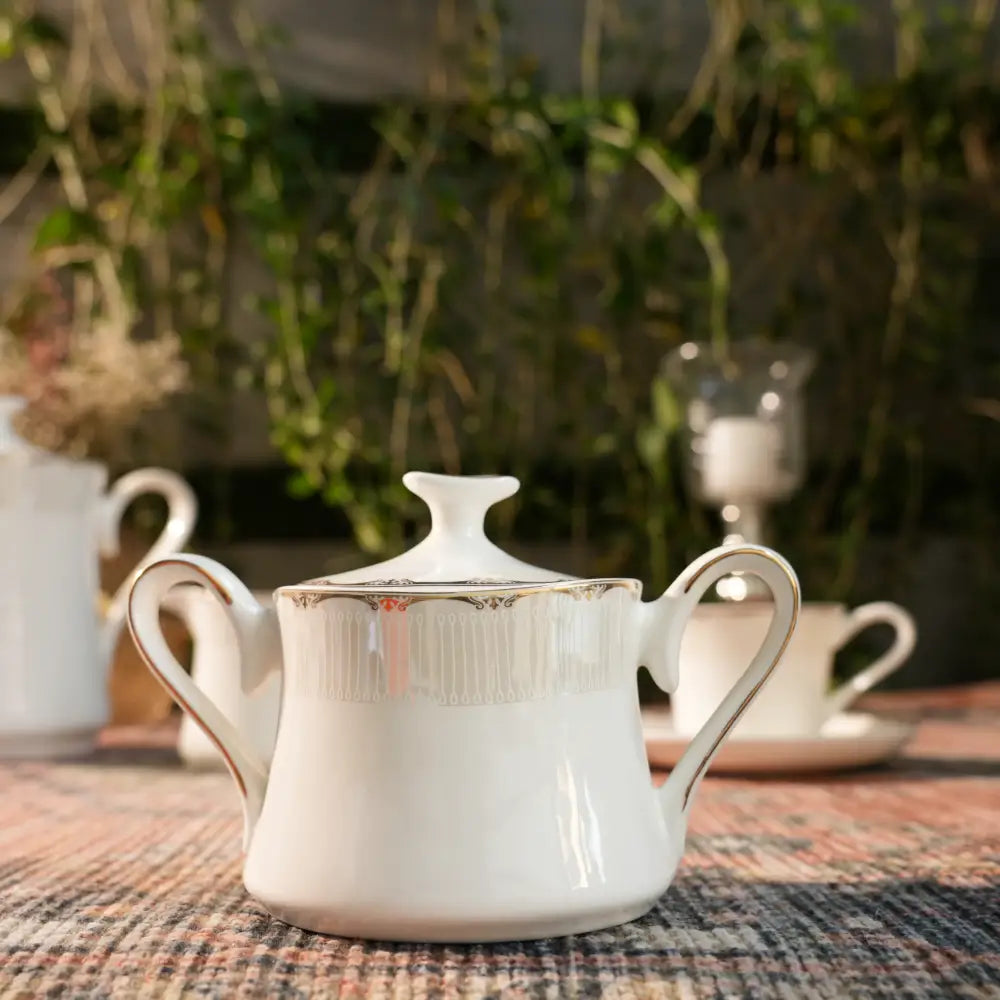 Regal Grace Tea Set – Royal White-Coated Cup & Saucer - Cup Saucer