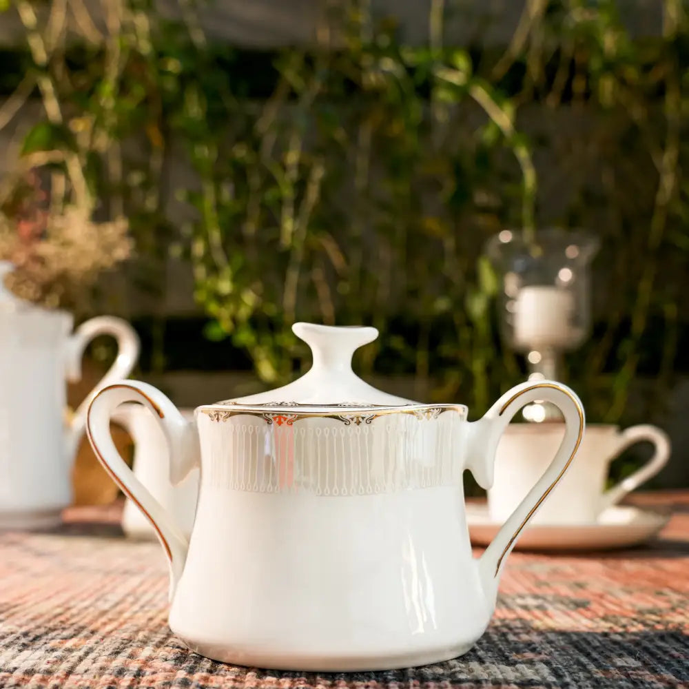 Regal Grace Tea Set – Royal White-Coated Cup & Saucer - Cup Saucer