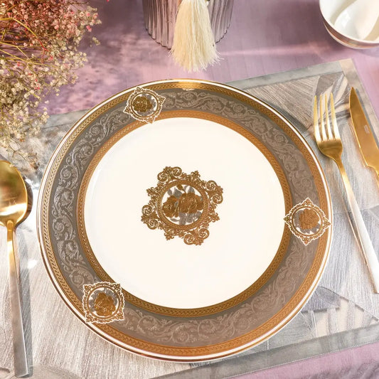 Regal Primum Deign White & Gold Dinner Set | Royal Elegance for Modern Dining - My StoreRegal Primum Deign White & Gold Dinner Set | Royal Elegance for Modern DiningDinner setRegal Primum Deign White & Gold Dinner Set | Royal Elegance for Modern DiningMy Store