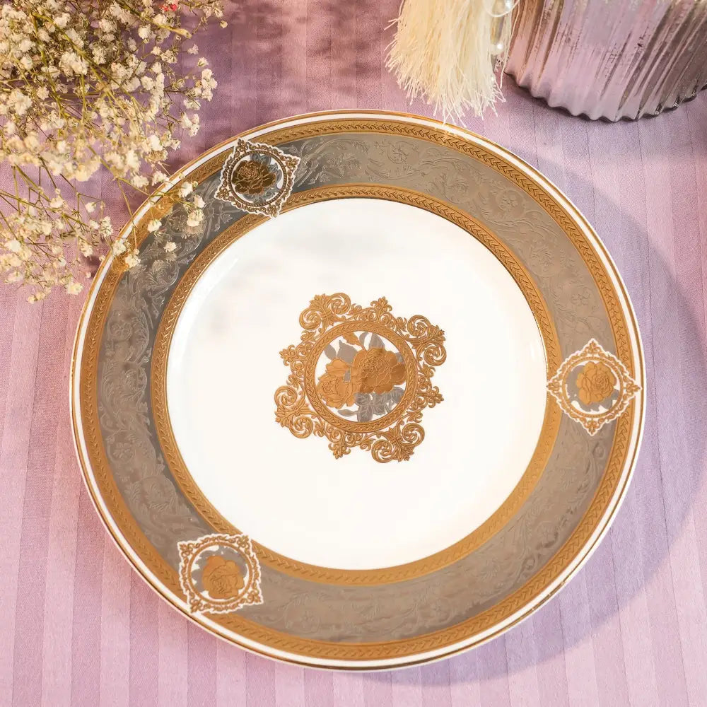 Regal Primum Deign White & Gold Dinner Set | Royal Elegance for Modern Dining - My StoreRegal Primum Deign White & Gold Dinner Set | Royal Elegance for Modern DiningDinner setRegal Primum Deign White & Gold Dinner Set | Royal Elegance for Modern DiningMy Store