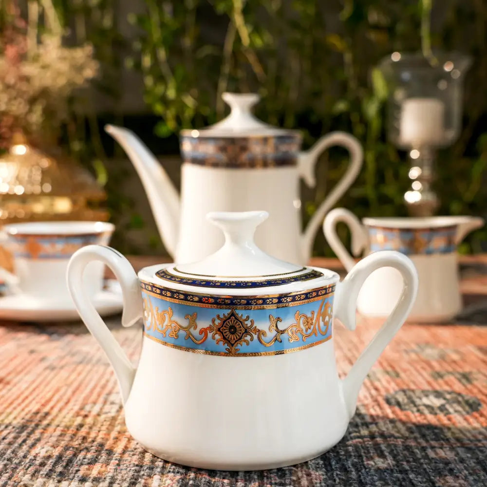 Royal Gold Infusion Tea Set – Exquisite Gold-Coated Cup & Saucer - Cup Saucer